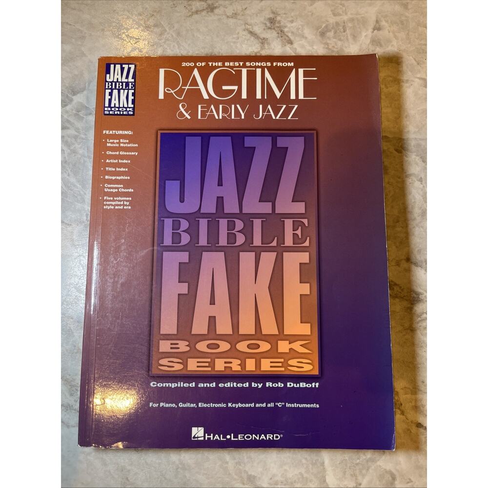Ragtime & Early Jazz - 1900-1935 (Jazz Bible Fake Book Series)